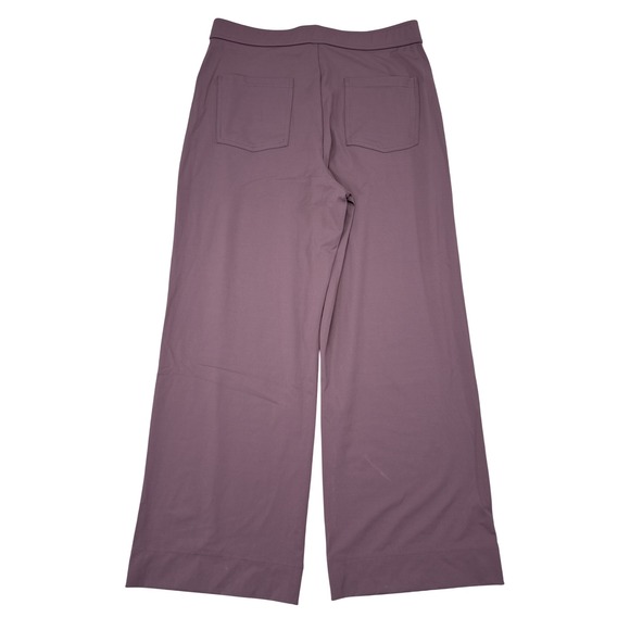 Halara Pants Womens Size Large Pink High Rise Wide Leg Baggy Career Pockets NEW - Picture 2 of 10